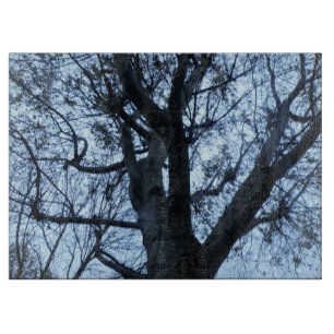 Planche À Découper Tableau de découpe Silhouette Arbre