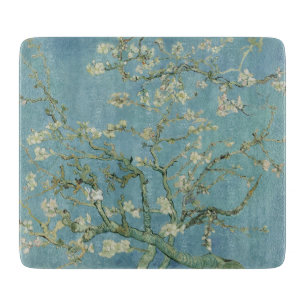 Planche À Découper Tableau des fleurs d'amandes de Van Gogh