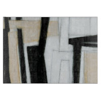 Tableau noir et blanc Abstrait