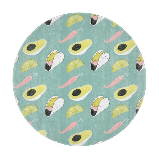 Planche À Découper Taco à propos d'amour | Motif d'élément Taco (Devant)