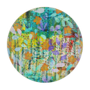 Planche À Découper Tangerine sauvage - Art Floral Inspiré par la Natu