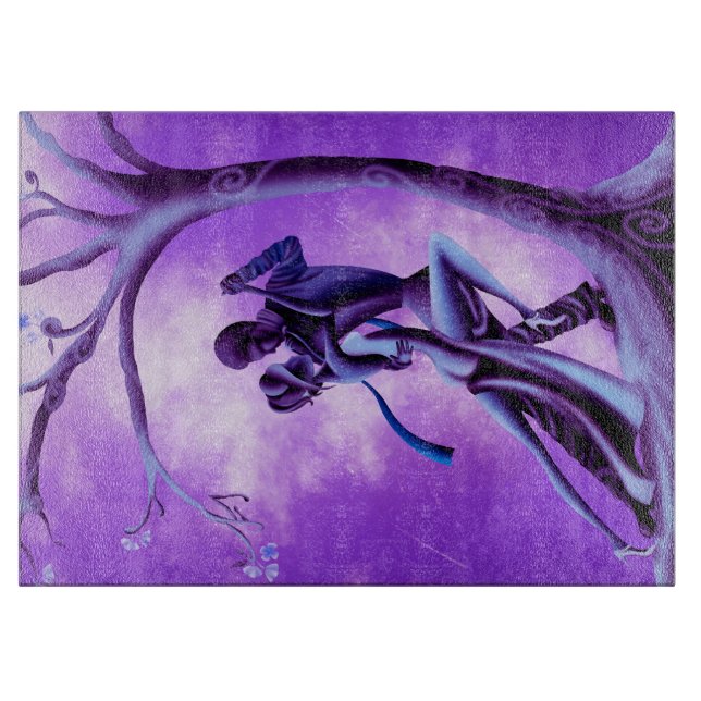 Planche À Découper Tango romantique au clair de lune (Devant)