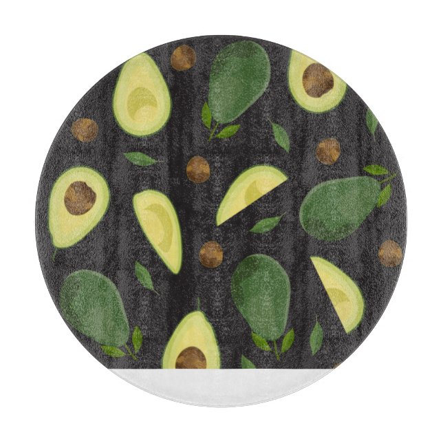 Planche À Découper Tapis de place en tissu Avocat (Devant)