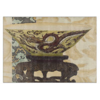 Tapisserie asiatique avec la conception de cuvette
