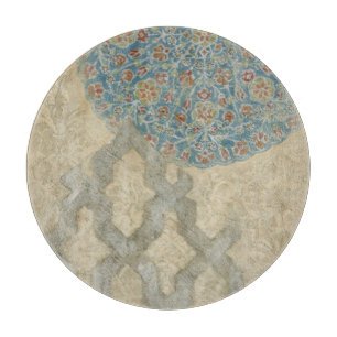 Planche À Découper Tapisserie d'argent décoratif Arrangement floral