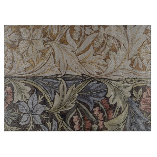 Planche À Découper Tapisserie de Jacinthe de William Morris Botanique (Devant)