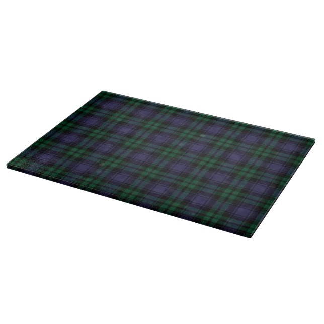 Planche À Découper Tartan Black Watch, Carreaux (Coin)