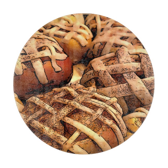 Planche À Découper Tartes à tarte aux pommes (Devant)