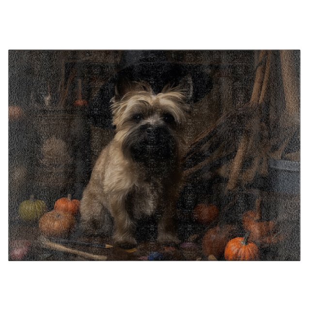 Planche À Découper Tartines Cairn Halloween Citrouilles Épouvantables (Devant)