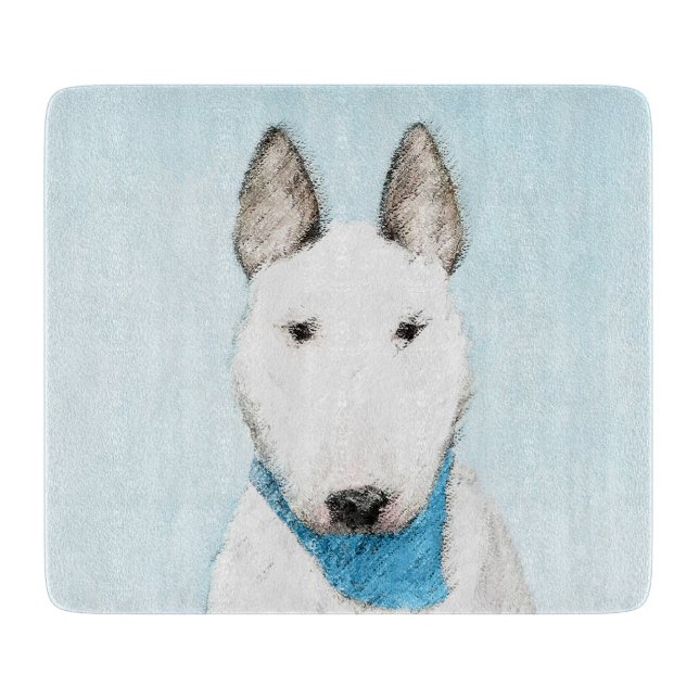 Planche À Découper Taureau Terrier - Cute Original Chien Art (Devant)