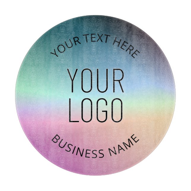 Planche À Découper Télécharger le logo | Couleurs de dégradé changean (Devant)