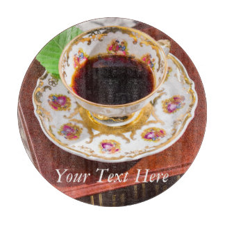 Planche À Découper Temps pour la conception de thé