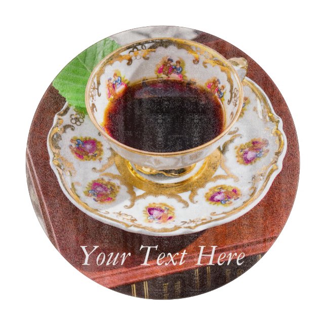 Planche À Découper Temps pour la conception de thé (Devant)