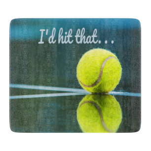 Planche À Découper Tennis-ball je frappais ce cadeau drôle