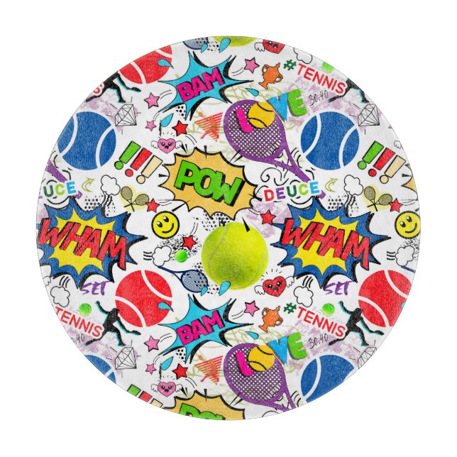 Planche À Découper 😍 🤩 tennis 🎾 motif (Devant)
