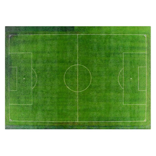 Planche À Découper Terrain de football (Style n° 1) (Devant)