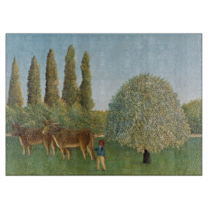 Planche À Découper Terre de prairie (Le Pâturage), Henri Rousseau, 19