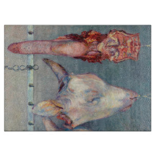 Planche À Découper Tête de veau et langue de boeuf de Gustave Cailleb