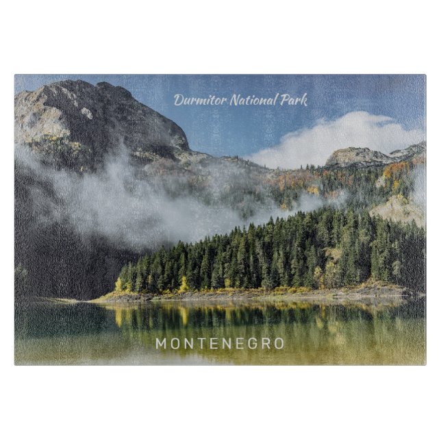 Planche À Découper Texte personnalisé Monténégro (Devant)