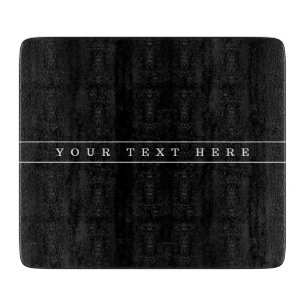 Planche À Découper Texte simple élégant et fines rayures