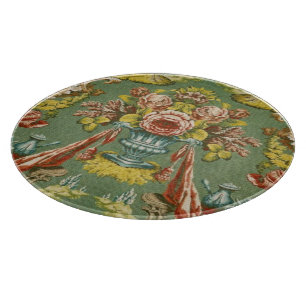 Planche À Découper Textile avec un motif floral de répétition