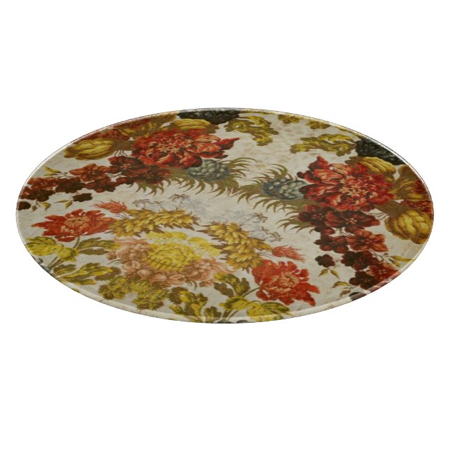 Planche À Découper Textile avec un motif floral de répétition (Coin)