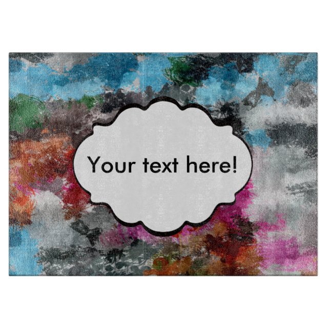 Planche À Découper Texture colorée (Devant)