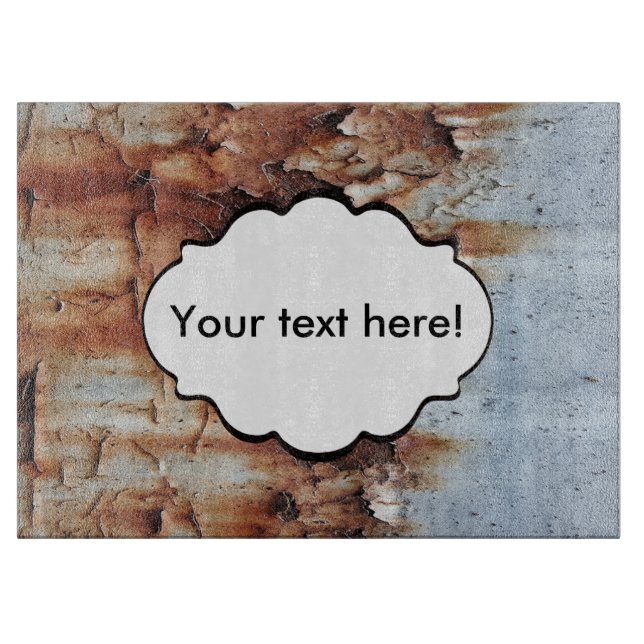 Planche À Découper Texture de peinture d'épluchage (Devant)