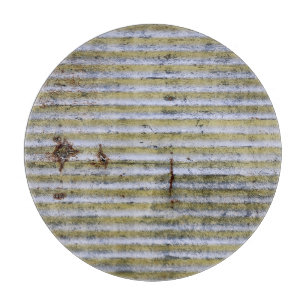 Planche À Découper Texture de zinc rouillé, arrière - plan de grunge