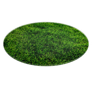 Planche À Découper Texture d'herbe verte d'un terrain de football