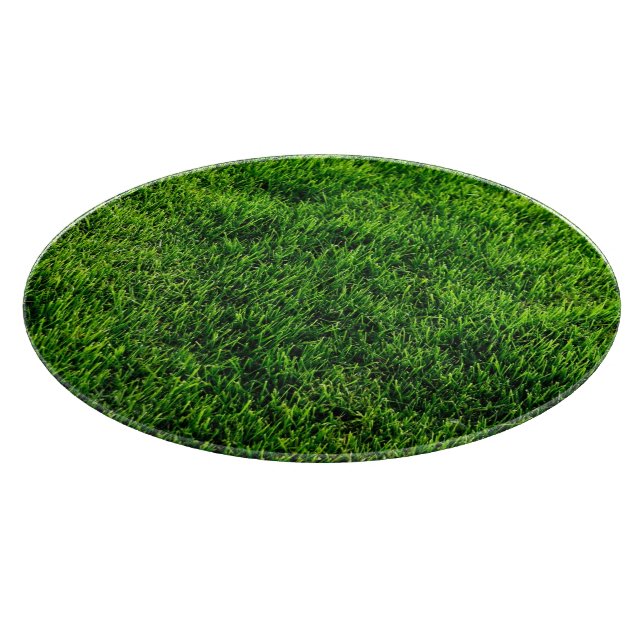 Planche À Découper Texture d'herbe verte d'un terrain de football (Coin)