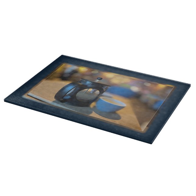 Planche À Découper Thé chaud (Coin)