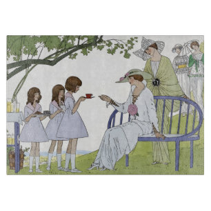 Planche À Découper Thé dans le jardin