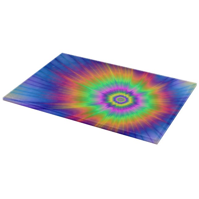 Planche À Découper Tie Dye Fireball Coupe Board (Coin)