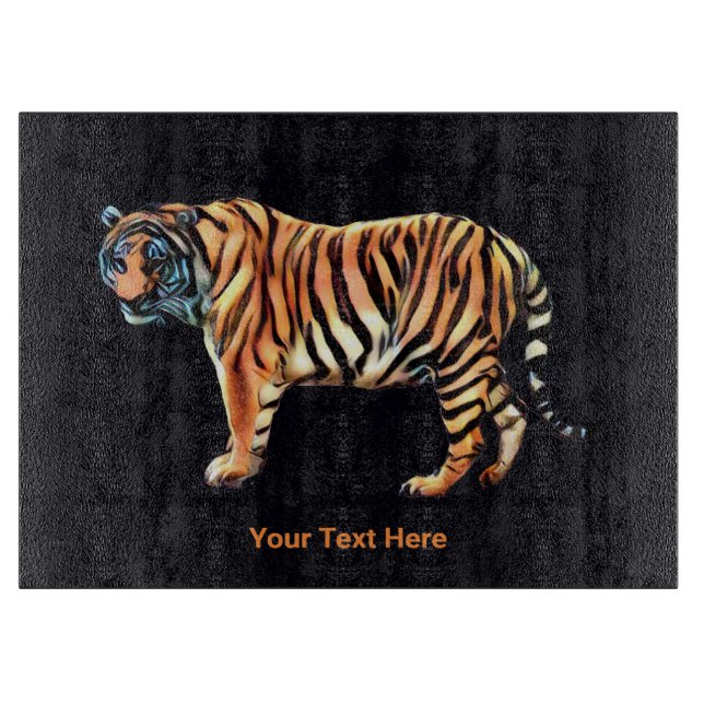 Planche À Découper Tigre de Sibérie (Devant)