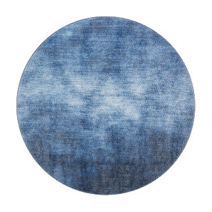 Planche À Découper Tissu en denim usé, arrière - plan texturé.