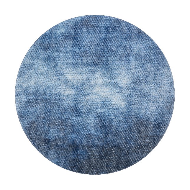 Planche À Découper Tissu en denim usé, arrière - plan texturé. (Devant)