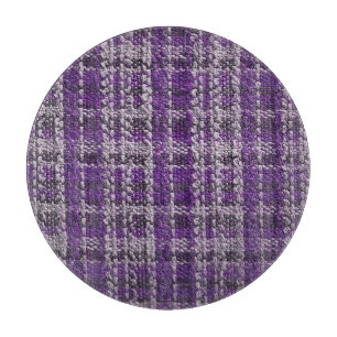 Planche À Découper Tissu tartan violet : arrière - plan texturé.