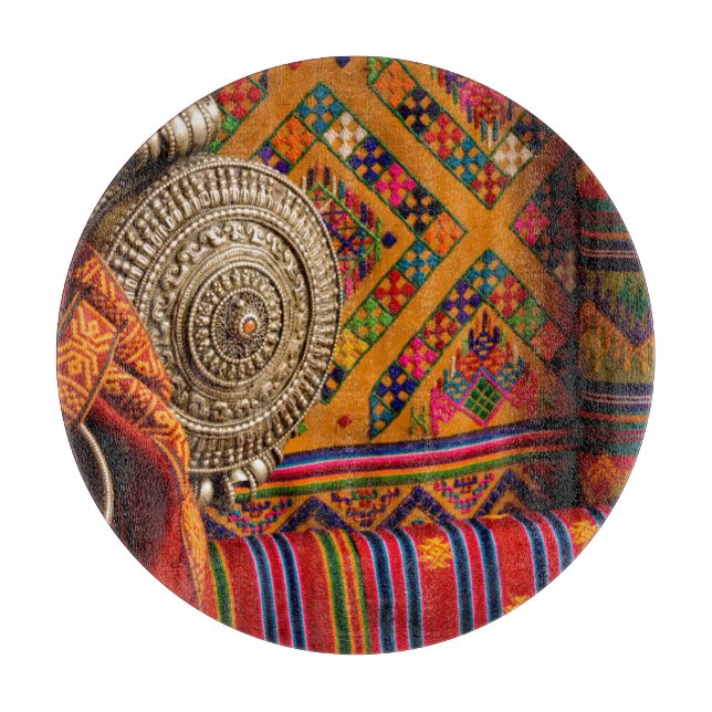 Planche À Découper Tissus, Bhoutan (Devant)