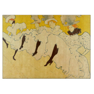 Planche À Découper Tolouse-Lautrec Dancing Girls Yellow Poster Art