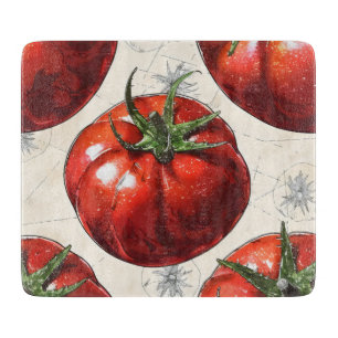 Planche À Découper Tomates rétro