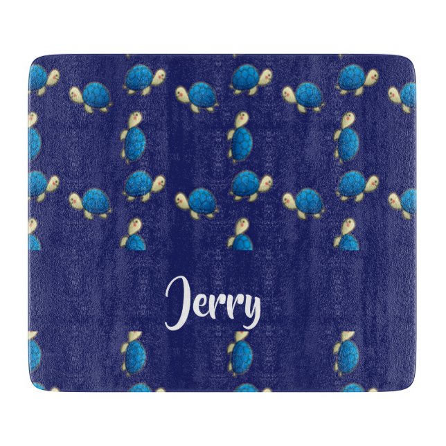 Planche À Découper tortues bleues (Devant)