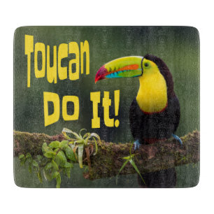 Planche À Découper Toucan Le Fait ! Coloré Motivationnel Oiseau amusa