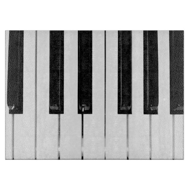 Planche À Découper Touches de clavier de piano (Devant)