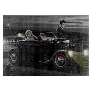 Planche À Découper Tour B&W de joie