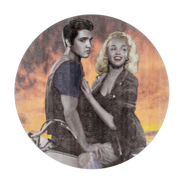 Planche À Découper Tour de coucher du soleil (Devant)