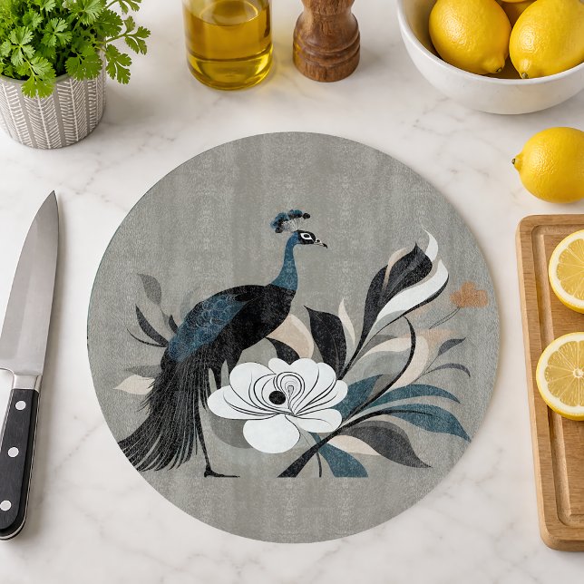 Planche À Découper Tourbillon d'émeraude (Emerald Whirlwind Cutting Board
)
