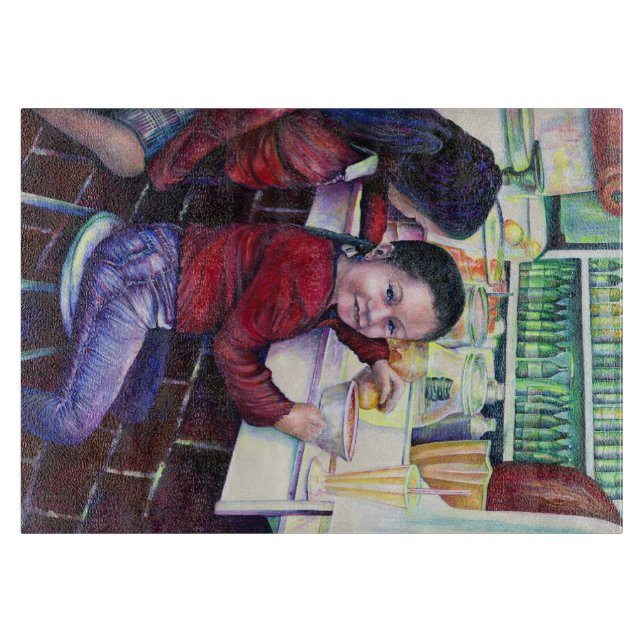 Planche À Découper Toutes les bonnes petites filles reçoivent de la g (Devant)