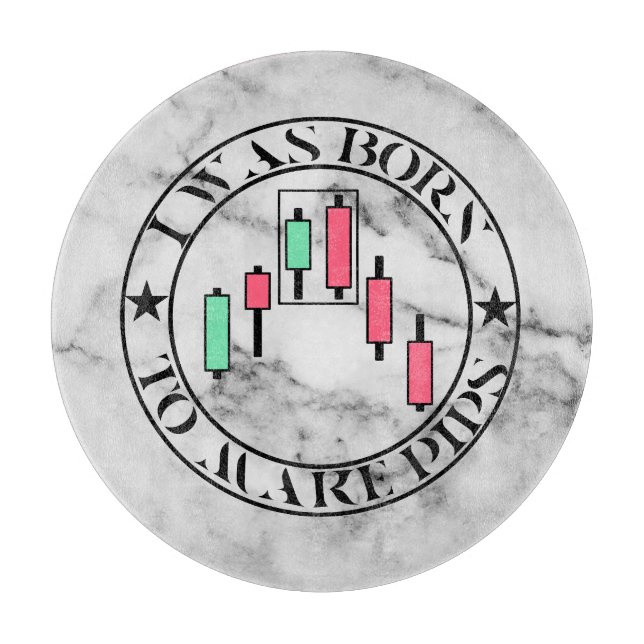 Planche À Découper Trade Design | Motif Baissier Marbre | Pips (Devant)