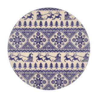 Planche À Découper Tradition nordique : Conception Motif transparente